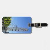 ラゲージタグ付きロンドンアイフェリスホイール ラゲッジタグ (正面横)