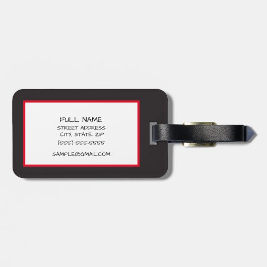 ラゲージタグ (裏面横)