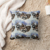 ラコオンズと雪からオリジナルアート クッション (ブランケット)