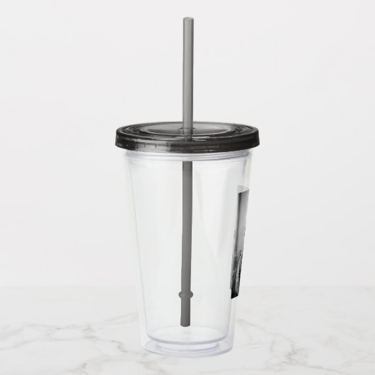 ラコタのリーダー座るブル先住民アメリカインディアン アクリルタンブラー (右)