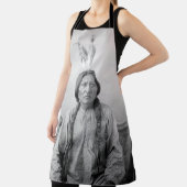 ラコタのリーダー座るブル先住民アメリカインディアン エプロン (インサイチュ)