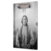 ラコタのリーダー座るブル先住民アメリカインディアン クリップボード (左)