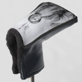 ラコタのリーダー座るブル先住民アメリカインディアン ゴルフヘッドカバー (3/4 正面)