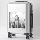 ラコタのリーダー座るブル先住民アメリカインディアン シール (スーツケース)