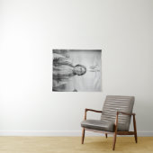 ラコタのリーダー座るブル先住民アメリカインディアン タペストリー (インサイチュ(横))