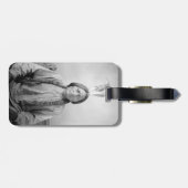 ラコタのリーダー座るブル先住民アメリカインディアン ラゲッジタグ (裏面横)