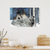 ラコタウィンタープリント ポスター (キッチン)