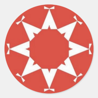 ラコタ国旗のシール ラウンドシール
