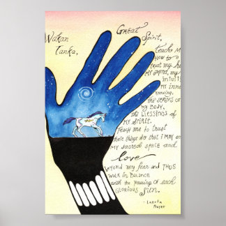 ラコタ祈りの言葉 ポスター