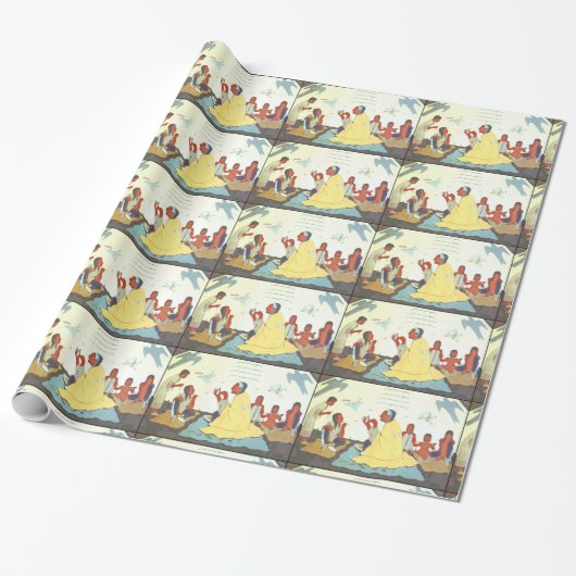 ラコタ語り部ラッピング紙 ラッピングペーパー (アンロールド)