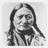 ラコタ首席降伏：座るブルフォートブフォード スクエアシール (正面)