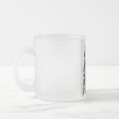 ラコタ首席降伏：座るブルフォートブフォード フロストグラスマグカップ (左)