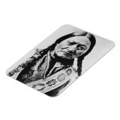 ラコタ首席降伏：座るブルフォートブフォード マグネット (左側)