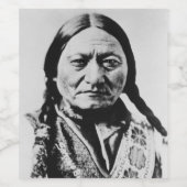 ラコタ首席降伏：座るブルフォートブフォード ワインラベル (シングルラベル)