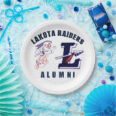 ラコタ・レイダーズ同窓生 ペーパープレート (パーティー)