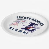 ラコタ・レイダーズ同窓生 ペーパープレート (アングル)