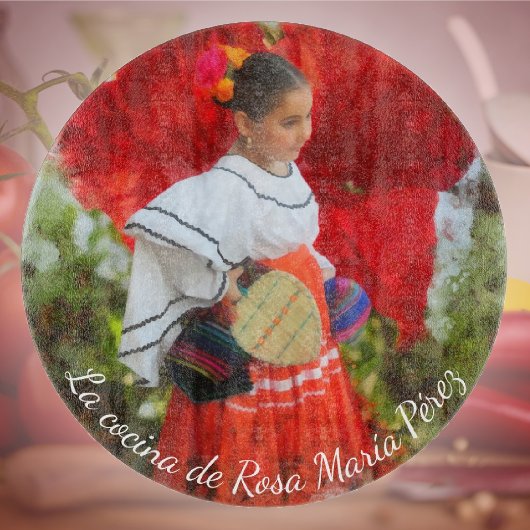 ラコチーナデフィエスタフラワー2555 カッティングボード