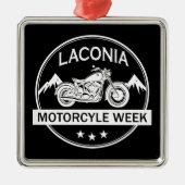 ラコニアオートバイウィークバイク メタルオーナメント (正面)