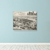 ラコニア自動車会社 キャンバスプリント (インサイチュ (ウッドフロア))