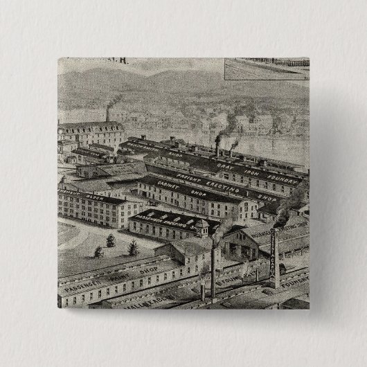 ラコニア·カー 缶バッジ (正面)