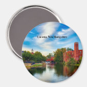 ラコニア、ニューハンプシャー、風光明媚な風景 マグネット (正面/裏面)