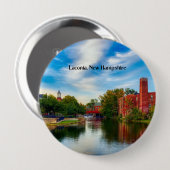 ラコニア、ニューハンプシャー、風光明媚な風景 缶バッジ (正面&裏面)