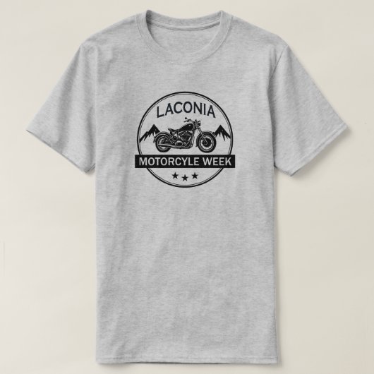 ラコニア・モーターサイクル・ウィーク Tシャツ (デザイン正面)
