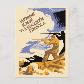 ラコミューヌドゥパリYラリボルシオンエスパノラ ポストカード