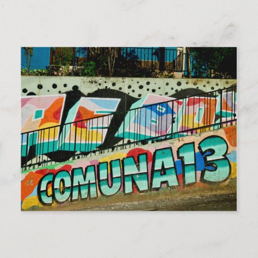 ラコムナ13 | Medeline, San Javier Commune 13 ポストカード (正面)