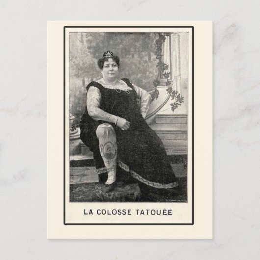 ラコロッセタトゥーカードとポストカード ポストカード (正面)