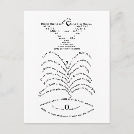 ラコロンブポイグナルデエレジェットドー ポストカード (正面)