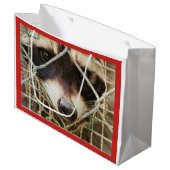 ラコンカスタム抱き枕 – 大、光沢 ラージペーパーバッグ (正面アングル)