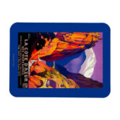ラコートダジュールヴィンテージポスターヨーロッパ2 マグネット (横)