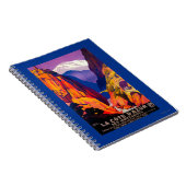 ラコートダズールヴィンテージポスターヨーロッパ2 ノートブック (右側)