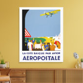 ラコートバスクパラヴィオン キャンバスプリント (インサイチュ (リビング))