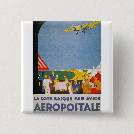 ラコートバスクパラヴィオン 缶バッジ (正面)