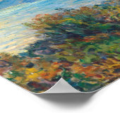 ラコーニッチニアモナコ(1884)by Claude Monet ポスター (角)