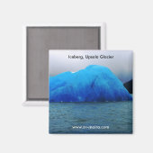 ラゴアルゼンチン,ウッサラ氷河,アイスバーグ マグネット (正面/裏面)
