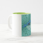 ラゴアルヴォ・イタリアの旅行地図 ツートーンマグカップ (正面左)