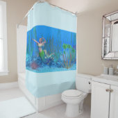 ラゴオナマーメイド水中シャワーカーテン シャワーカーテン (インサイチュ)