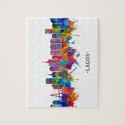 ラゴスナイジェリアスカイライン ジグソーパズル (縦)