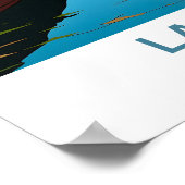 ラゴスナイジェリア旅行プリント ポスター (角)