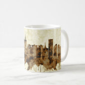 ラゴスナイジェリア都市景観 コーヒーマグカップ (正面右)