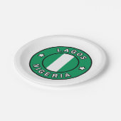 ラゴスナイジェリア ペーパープレート (アングル)