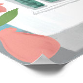 ラゴスポルトガルクイオスクアルガルヴキュートハンドメイドアート ポスター (角)