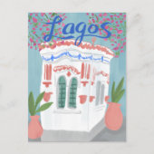 ラゴスポルトガルクイオスクアルガルヴキュートハンドメイドアート ポストカード (正面)