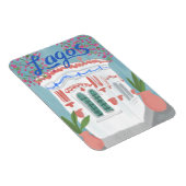 ラゴスポルトガルクイオスクアルガルヴキュートハンドメイドアート マグネット (右側)