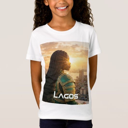 ラゴス - ナイジェリア Tシャツ (正面)