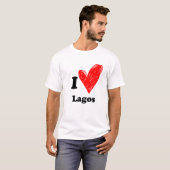 ラゴスTシャツが大好き Tシャツ (正面フル)
