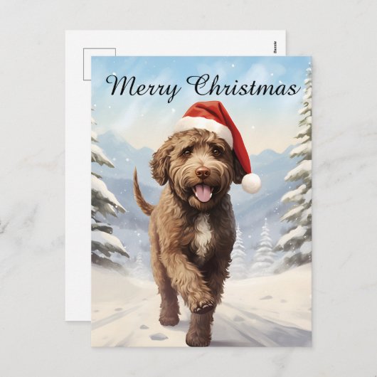 ラゴットロマグノロクリスマス シーズンポストカード (正面/裏面)